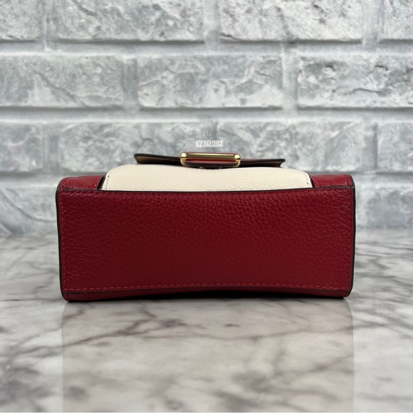 Coach Mini Pepper Crossbody Handbag In Colorblock Red Multi - Picture 6 of 11